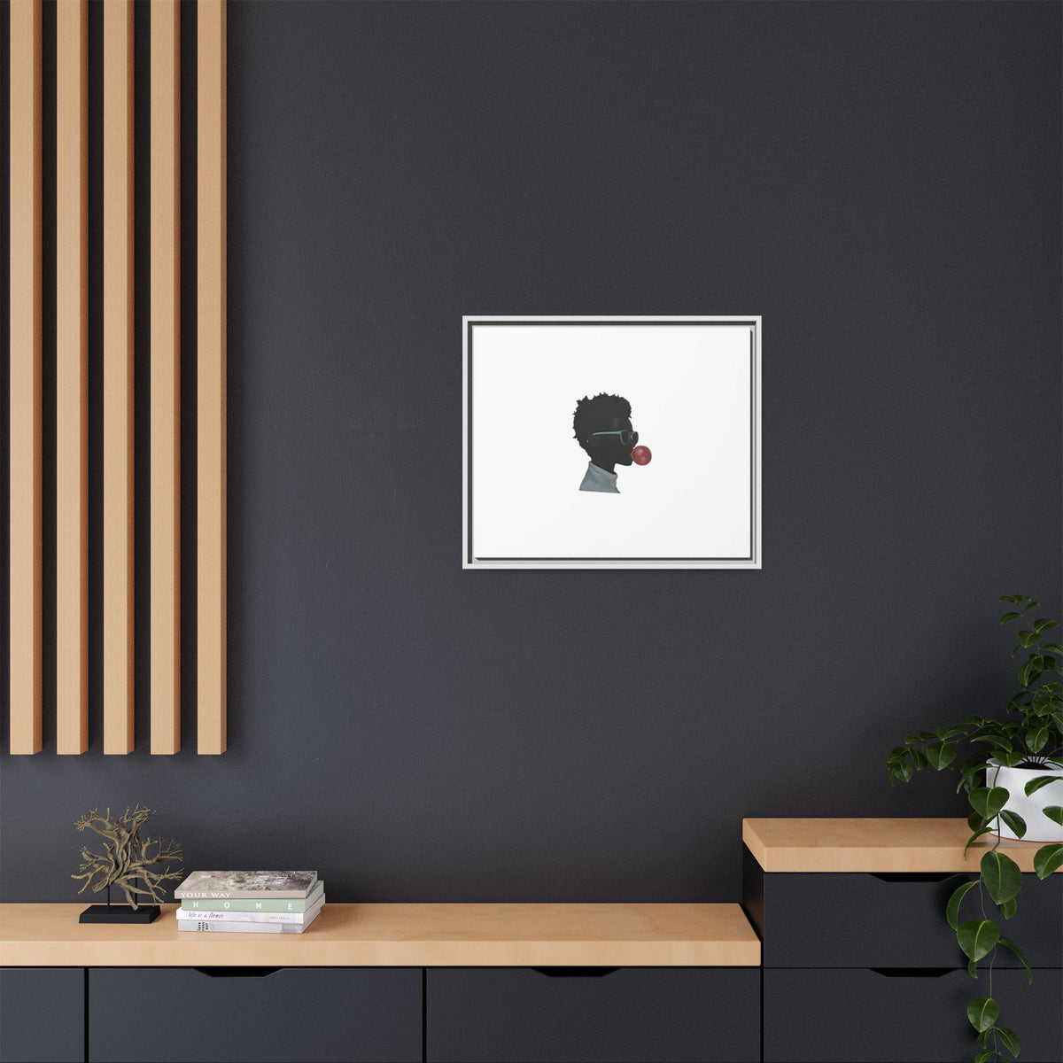 Matte Canvas, Framed (Multi-color)
