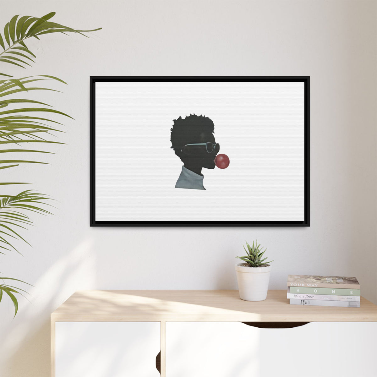 Matte Canvas, Framed (Multi-color)
