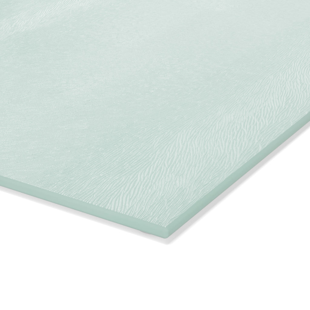PURETE tempered glass cutting board with a textured surface for kitchen food preparation