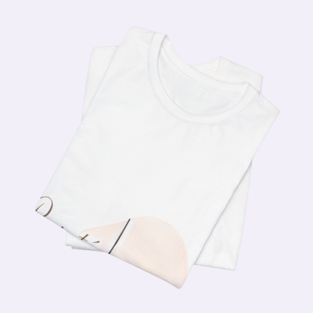 PURETE white unisex jersey short sleeve crew neck t-shirt folded neatly on a light background