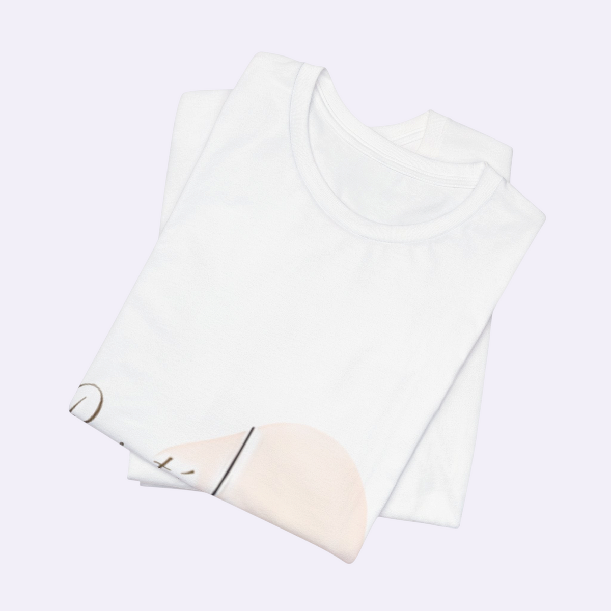 PURETE white unisex jersey short sleeve crew neck t-shirt folded neatly on a light background